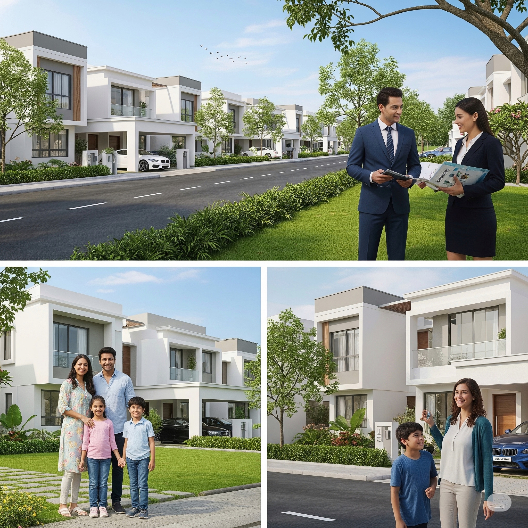 Independent 3BHK bungalows in Surat with ready-to-move options at Green Nest – ideal for peaceful family life
